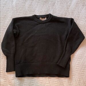Philosophy Black Crewneck Sweater Size M